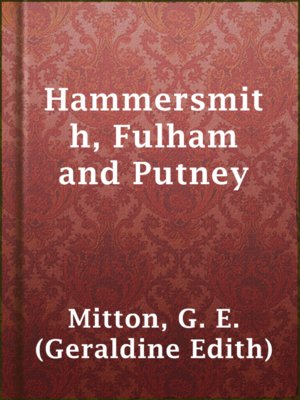 Hammersmith, Fulham and Putney - ebook